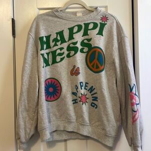 Urban Outfitters happiness is happening crewneck
